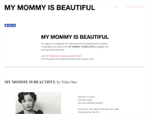 Tablet Screenshot of mymommyisbeautiful.com